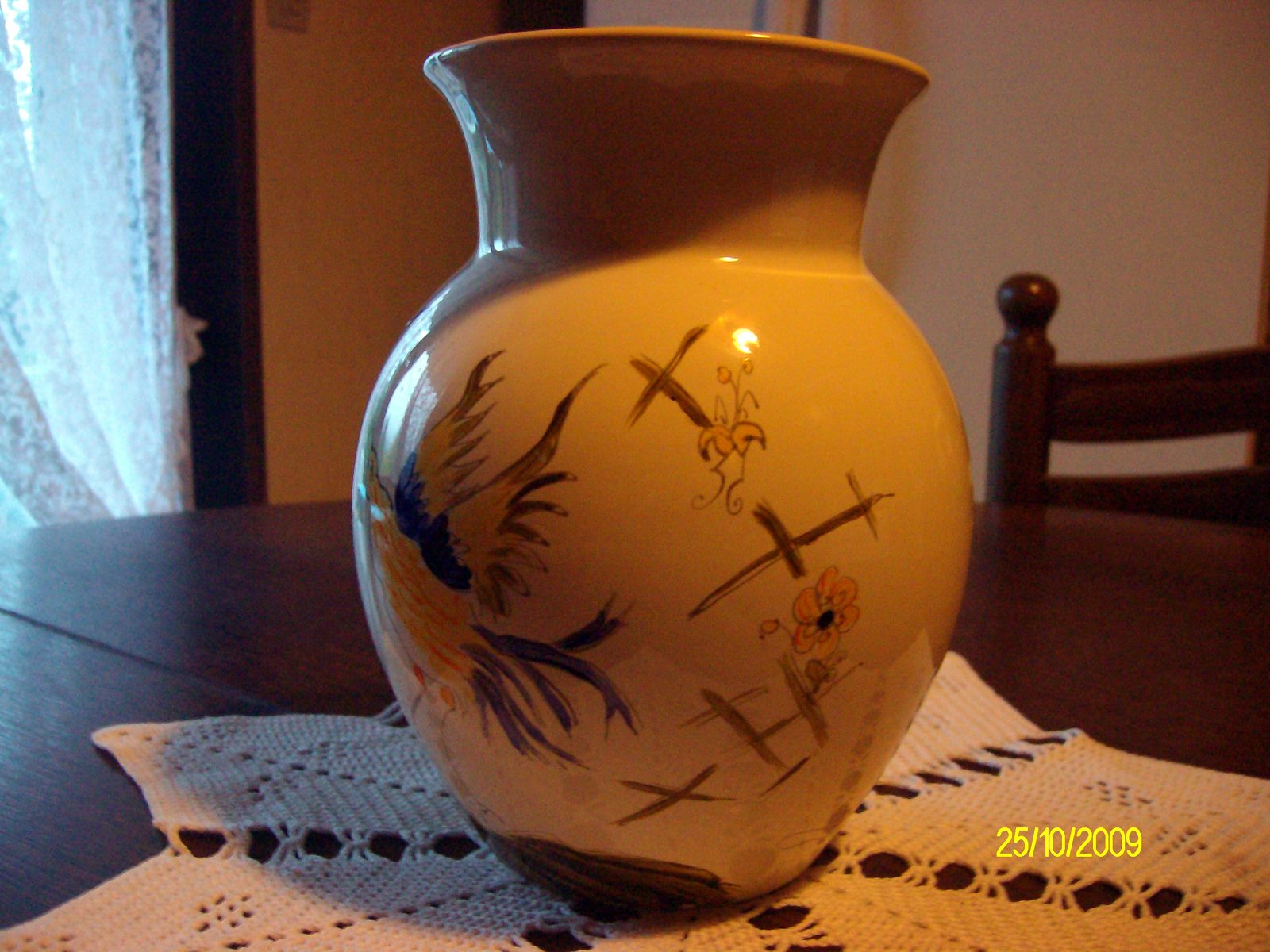 Vase façon "moustier"